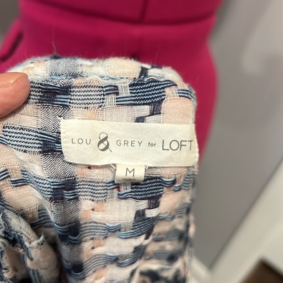 WOMENS LOU & GREY BY LOFT BLOUSE SZ M - Picture 5 of 6